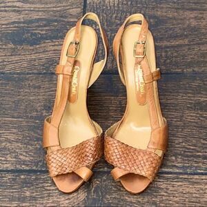 QualiCraft Vintage Leather Upper Made In Italy Women Shoes Size 6.5B